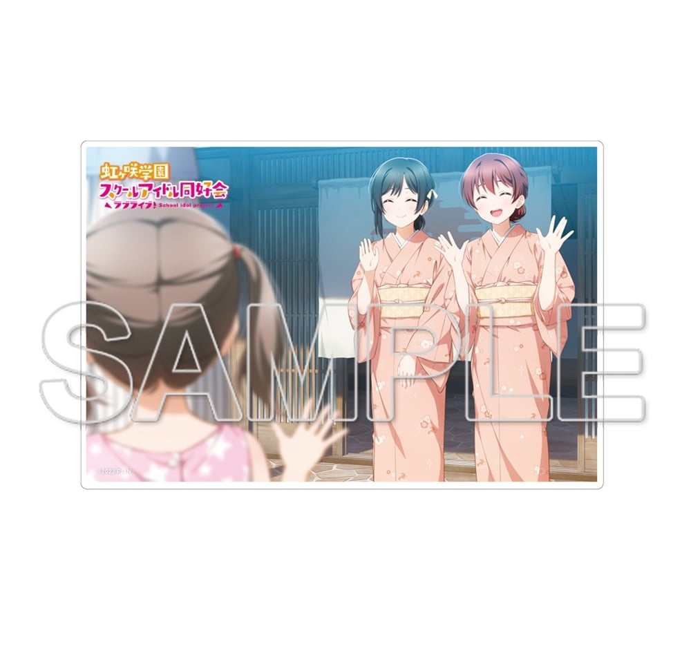 LoveLive! Days 2025年7月号『ラブライブ！虹ヶ咲学園スクールアイドル同好会』ミニアクリルプレート エマ＆栞子[2]
